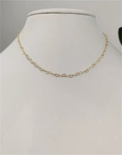 Corrente Coração Banhado a Ouro - Alisma Semijoias