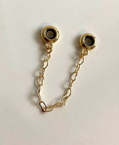 Trava Pega Ladrão Corrente Coração Banhado