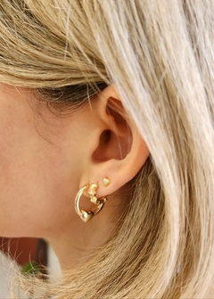 Argola Coração Jessica Charm Banhado - comprar online