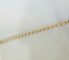 Pulseira Corações Heloisa Banhada a Ouro - comprar online