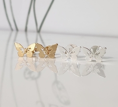 Brinco Borboleta Elva Vertigem Charm Banhado