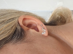 Brinco Borboleta Elva Vertigem Charm Banhado na internet