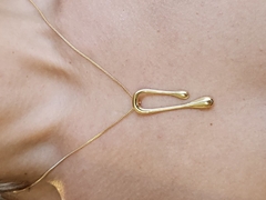 Colar Gotas Vertigem Banhado a Ouro - comprar online