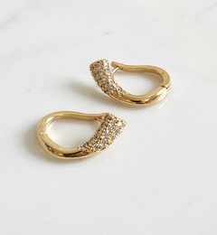 Argola Altezza Vertigem Banhada a Ouro