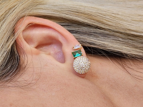 Brinco Chuveirinho Vertigem Banhado a Ouro