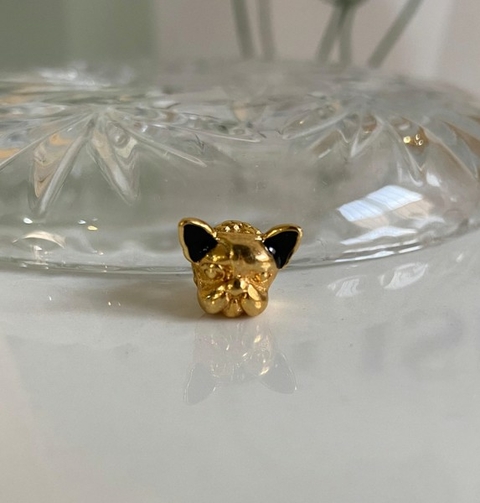 Berloque Bulldog Banhado a Ouro