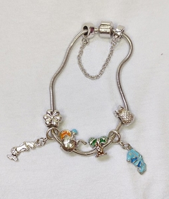 Berloque Cavalo Marinho Banhado a Ródio - comprar online