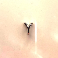 Berloque Inicial Banhado a Ródio - loja online