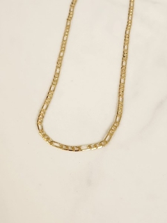 Choker 3x1 Elo Batido Charm Banhado na internet