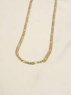 Choker 3x1 Elo Batido Charm Banhado na internet