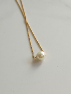 Colar Pérola Banhado a Ouro na internet