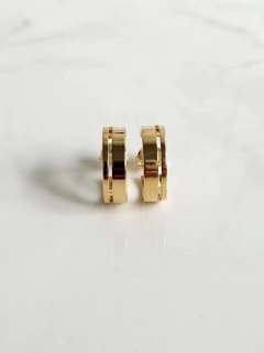 Argola Aberta Fenda Banhada a Ouro na internet