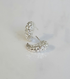 Brinco Seiva Charm Banhado a Prata