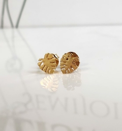 Brinco Folha Costela de Adão Charm Banhado a Ouro - comprar online