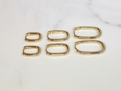 Argolinha Lisa Oval Banhada a Ouro na internet