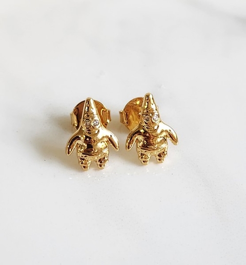 Brinco Patrick Banhado a Ouro