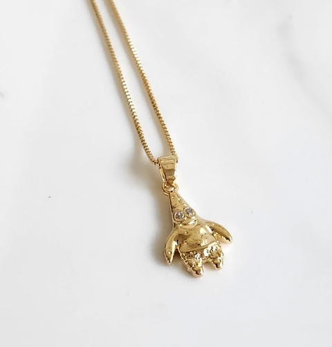 Colar Patrick Banhado a Ouro