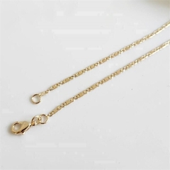 Corrente Piastrine Variação Banhada a Ouro - Alisma Semijoias