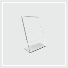 Display de Acrílico A6 (10x15cm) Formato L