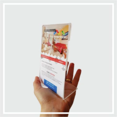 Display de Acrílico A6 (10x15cm) Formato L - comprar online