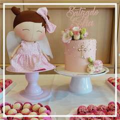 Topo de Bolo em Acrílico - tema Batizado Personalizado - ARTPHINAL ACRÍLICOS