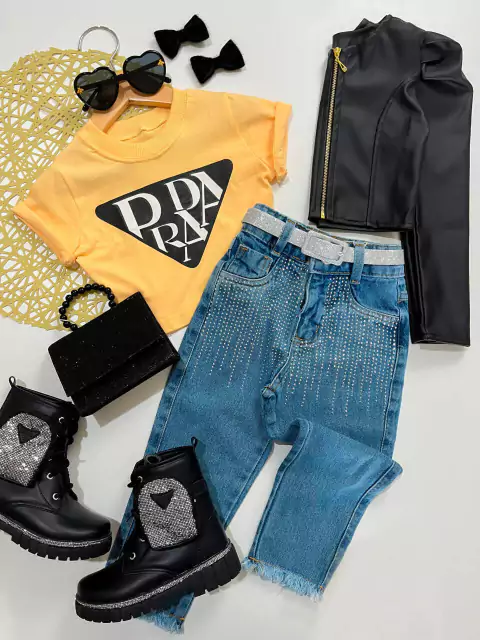 Calça Chuva de Strass