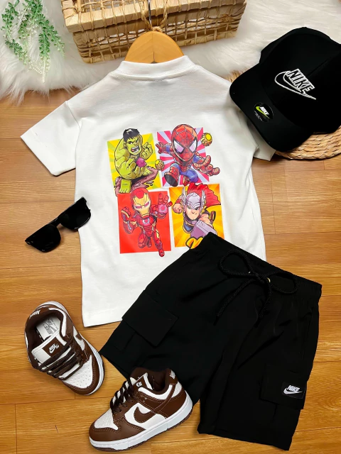 Camiseta over Heróis