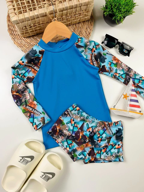 Conjunto Praia Minecraft