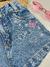 Shorts jeans coração - comprar online