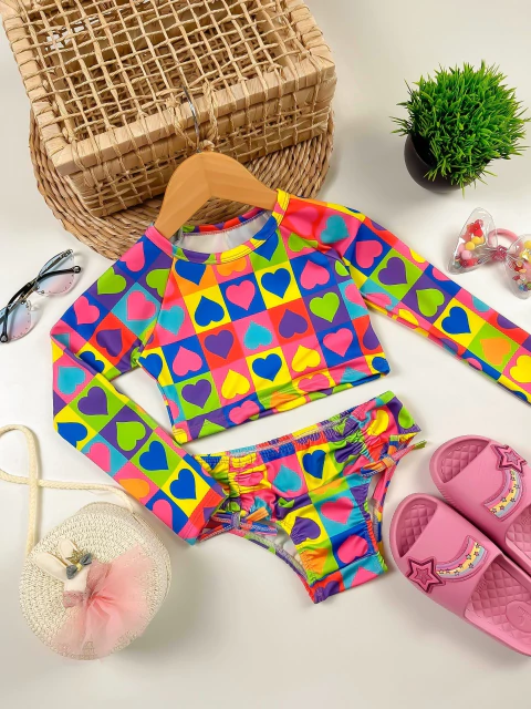 Biquíni Cropped M.L Coração