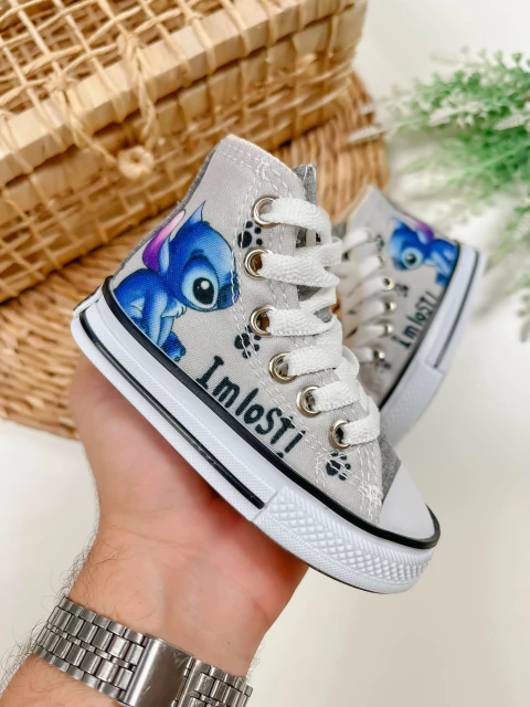 All star Stitch - cinza