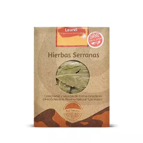 Laurel en Hoja Raíz Serrana Hierbas Naturales x 20g
