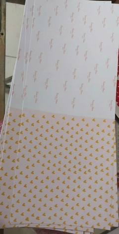 Papel de embrulho personalizado