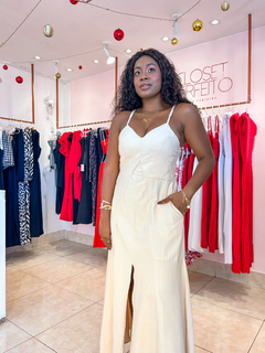 VESTIDO RUBI - Creme - CLOSET PERFEITO 