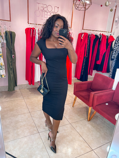 Imagem do VESTIDO MIDI VAL - Preto