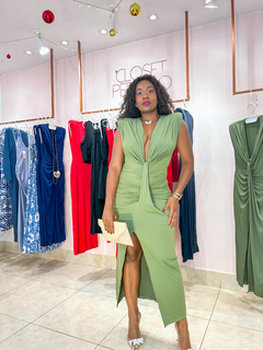 VESTIDO NÓ VIVI - Oliva na internet
