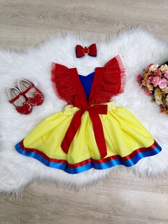 Romper da Branca de Neve com Laço Luxo - comprar online