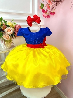 Vestido Infantil Princesa Branca de Neve - comprar online