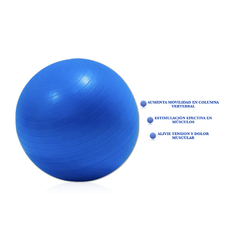 BOLA FITBALL FITNESS 65CM AZUL - comprar online