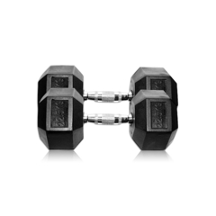 MANCUERNA HEXAGONAL ENCAUCHETADA 22.5 KILOS - RIVERS SPORT