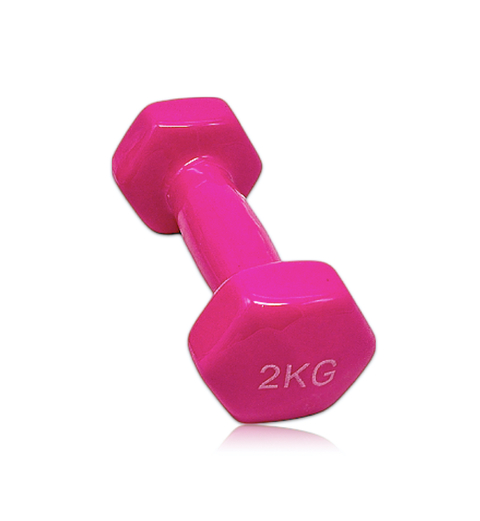 MANCUERNA HEXAGONAL EN VINILO 2KG