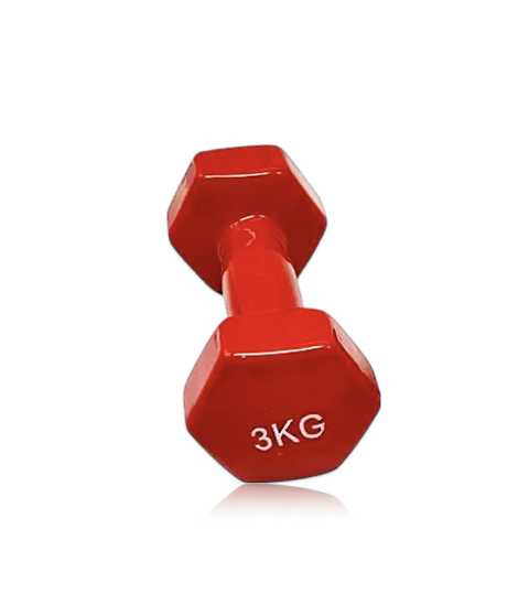 MANCUERNA HEXAGONAL EN VINILO 3KG