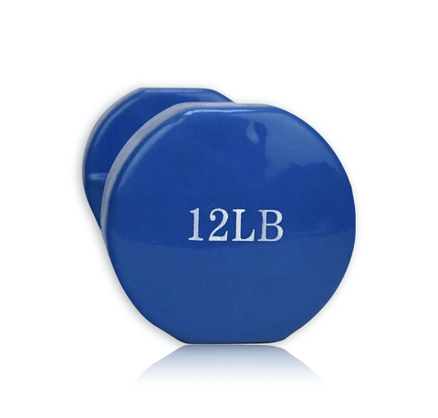 PAR DE MANCUERNAS ENCAUCHETADAS EN VINILO 12KG