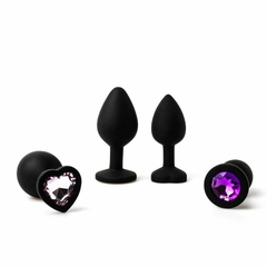 Plug Anal Silicona Joya Corazon Small