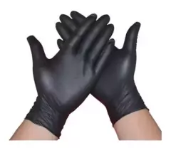 MMEDICPRO Guantes Nitrilo Negros caja x100