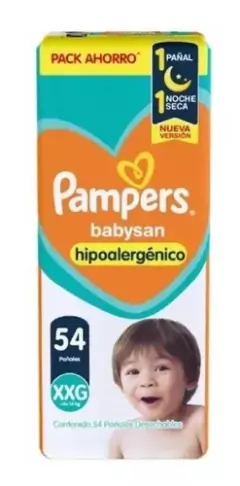 Pampers Babysan XXG Extra Extra Grande x54