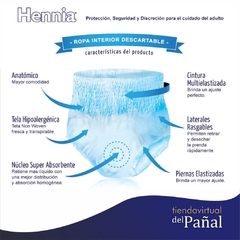 Hennia Slip Premium Talle G Grande x8 Unidades - comprar online