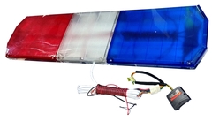 TORRETA ESTROBO LED COB ROJO, AZUL Y BLANCO TOLDO GRANDE