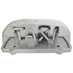COPETE PARA TAXI LUZ NEON AZUL CON IMAN - comprar en línea