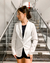 Blazer Alfaiataria Off White - comprar online